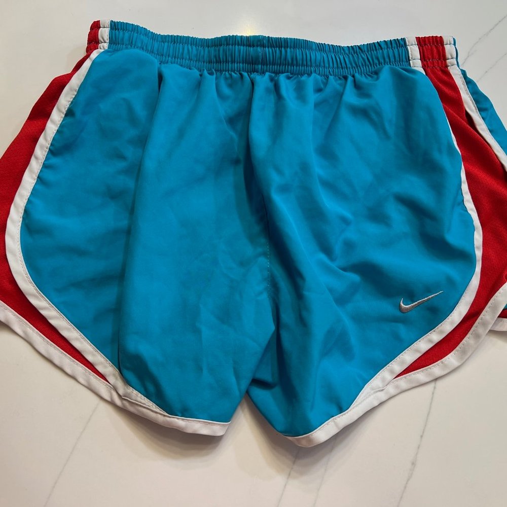 Nike Women's XS Athletic Multicolor Shorts With Pull Strings